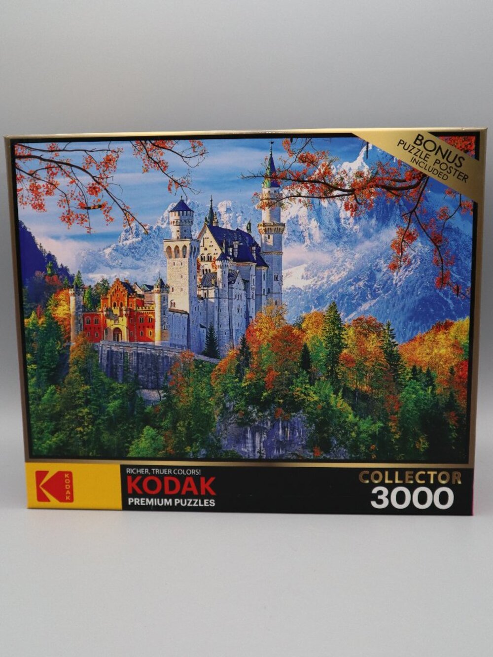 Kodak 3000 Piece Jigsaw Puzzle Neuschwanstein Castle Bavaria Germany Landscape